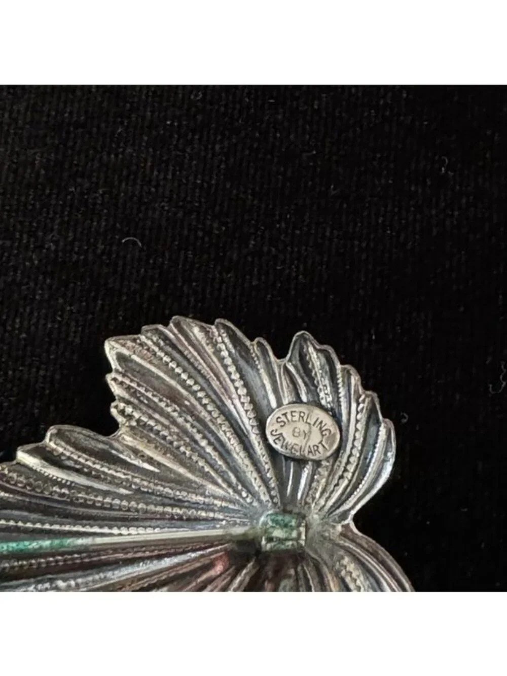 Vintage sterling silver Jewel Art 1940s brooch